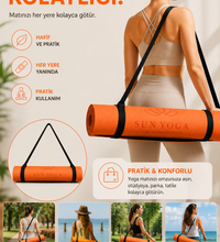 6 mm TPE Yoga Matı Kaymaz Çift Renkli Pilates Fitness Minderi