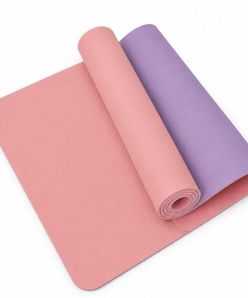 6 mm TPE Yoga Matı Kaymaz Çift Renkli Pilates Fitness Minderi