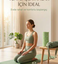 Evde Yoga Premium Seti – Yoga Matı, Mat Çantası, Yoga Kemeri ve Foam Roller İçeren Başlangıç Yoga ve Pilates Seti