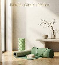 Evde Yoga Premium Seti – Yoga Matı, Mat Çantası, Yoga Kemeri ve Foam Roller İçeren Başlangıç Yoga ve Pilates Seti