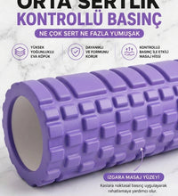 Foam Roller Masaj Rulosu Orta Sert – Spor Sonrası Kas Gevşetici Yoga Pilates Fitness Masaj Köpüğü