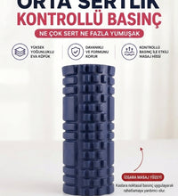Foam Roller Masaj Rulosu Orta Sert – Spor Sonrası Kas Gevşetici Yoga Pilates Fitness Masaj Köpüğü