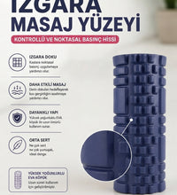 Foam Roller Masaj Rulosu Orta Sert – Spor Sonrası Kas Gevşetici Yoga Pilates Fitness Masaj Köpüğü