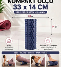 Foam Roller Masaj Rulosu Orta Sert – Spor Sonrası Kas Gevşetici Yoga Pilates Fitness Masaj Köpüğü