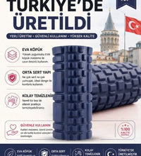 Foam Roller Masaj Rulosu Orta Sert – Spor Sonrası Kas Gevşetici Yoga Pilates Fitness Masaj Köpüğü