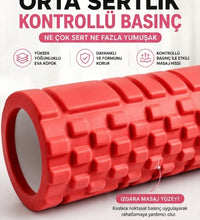Foam Roller Masaj Rulosu Orta Sert – Spor Sonrası Kas Gevşetici Yoga Pilates Fitness Masaj Köpüğü