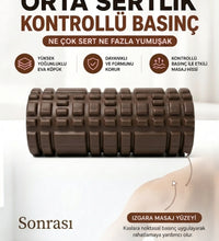 Foam Roller Masaj Rulosu Orta Sert – Spor Sonrası Kas Gevşetici Yoga Pilates Fitness Masaj Köpüğü