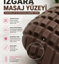 Foam Roller Masaj Rulosu Orta Sert – Spor Sonrası Kas Gevşetici Yoga Pilates Fitness Masaj Köpüğü