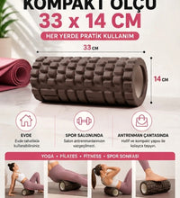 Foam Roller Masaj Rulosu Orta Sert – Spor Sonrası Kas Gevşetici Yoga Pilates Fitness Masaj Köpüğü