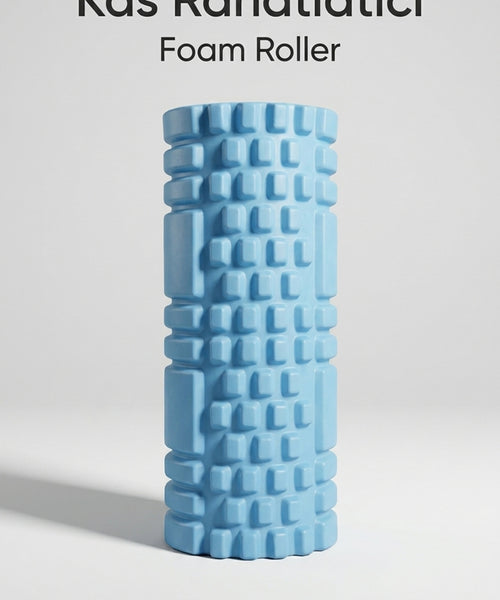 Foam Roller Masaj Rulosu Orta Sert – Spor Sonrası Kas Gevşetici Yoga Pilates Fitness Masaj Köpüğü