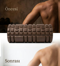 Foam Roller Masaj Rulosu Orta Sert – Spor Sonrası Kas Gevşetici Yoga Pilates Fitness Masaj Köpüğü