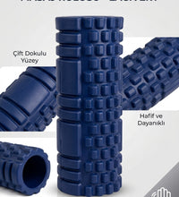 Foam Roller Masaj Rulosu Orta Sert – Spor Sonrası Kas Gevşetici Yoga Pilates Fitness Masaj Köpüğü