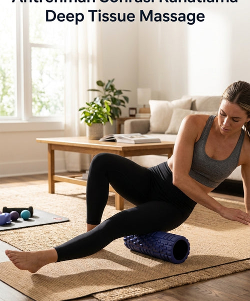 Foam Roller Masaj Rulosu Orta Sert – Spor Sonrası Kas Gevşetici Yoga Pilates Fitness Masaj Köpüğü