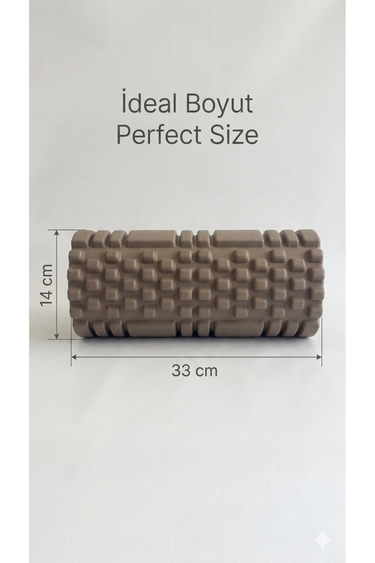 Foam Roller Masaj Rulosu Orta Sert – Spor Sonrası Kas Gevşetici Yoga Pilates Fitness Masaj Köpüğü
