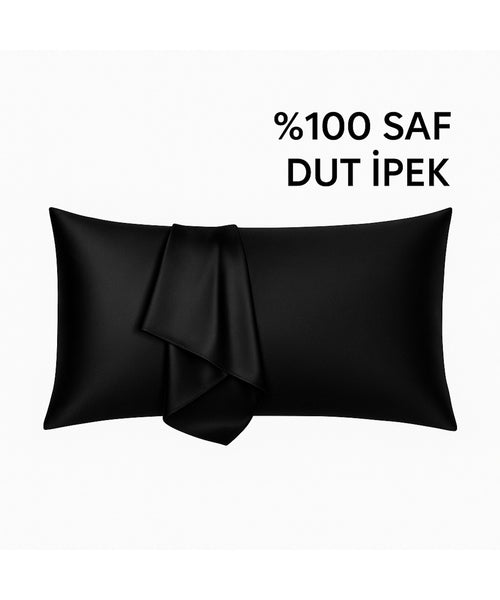 Ipek 22 momme Italyan Dut Ipeği Saf Ipek Yastık Kılıfı Tekli Silk Pillowcase