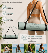 Yoga Matı 6 mm TPE Kaymaz Çift Renkli Ekstra Yumuşak Pilates Fitness Egzersiz Minderi