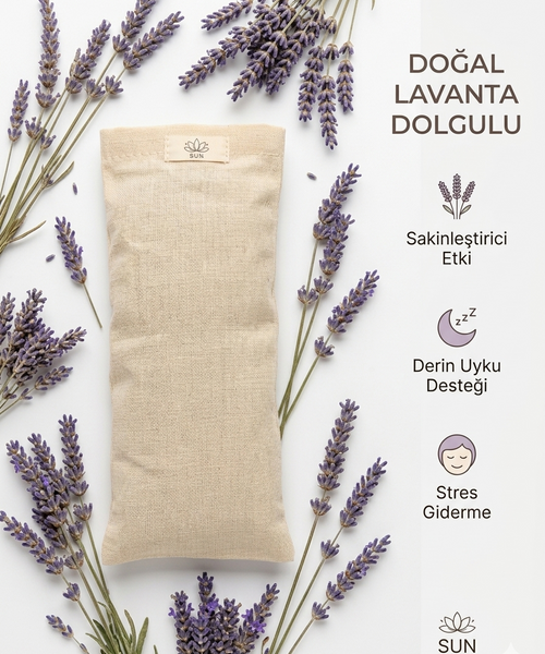Lavanta Dolgulu Yoga Göz Yastığı Meditasyon Göz Maskesi Uyku ve Rahatlama Yastığı Aromaterapi Göz Pedi