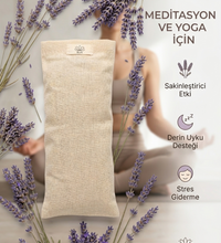 Lavanta Dolgulu Yoga Göz Yastığı Meditasyon Göz Maskesi Uyku ve Rahatlama Yastığı Aromaterapi Göz Pedi