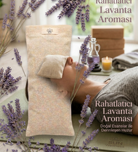 Lavanta Dolgulu Yoga Göz Yastığı Meditasyon Göz Maskesi Uyku ve Rahatlama Yastığı Aromaterapi Göz Pedi