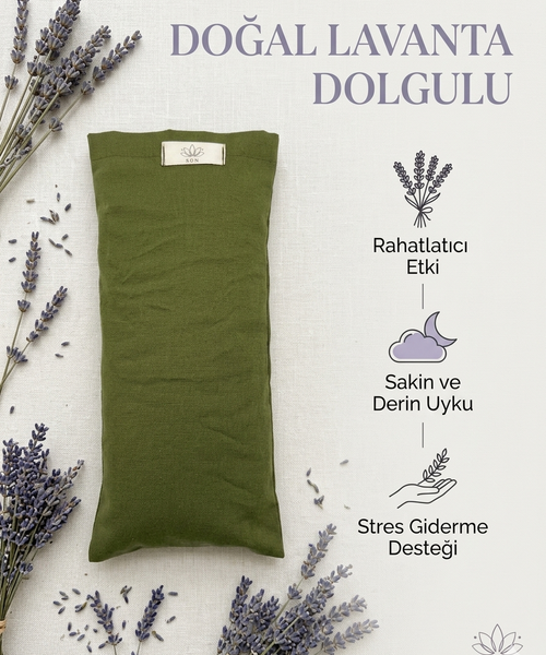 Lavanta Dolgulu Yoga Göz Yastığı Meditasyon Göz Maskesi Uyku ve Rahatlama Yastığı Aromaterapi Göz Pedi