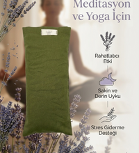 Lavanta Dolgulu Yoga Göz Yastığı Meditasyon Göz Maskesi Uyku ve Rahatlama Yastığı Aromaterapi Göz Pedi