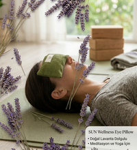 Lavanta Dolgulu Yoga Göz Yastığı Meditasyon Göz Maskesi Uyku ve Rahatlama Yastığı Aromaterapi Göz Pedi