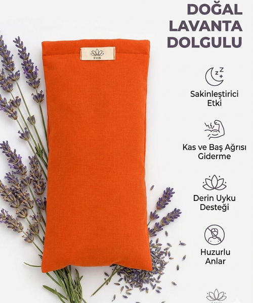 Lavanta Dolgulu Yoga Göz Yastığı Meditasyon Göz Maskesi Uyku ve Rahatlama Yastığı Aromaterapi Göz Pedi