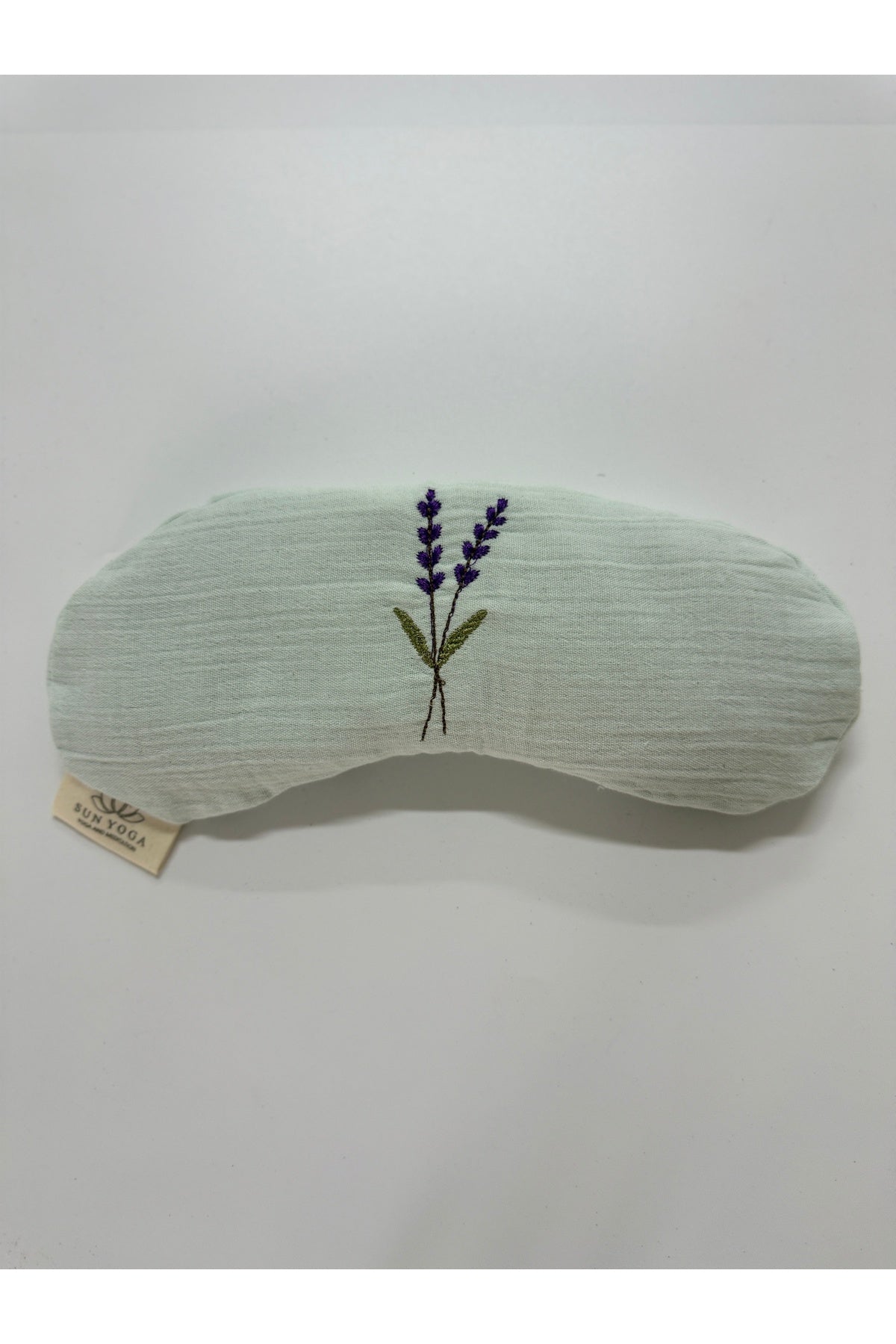 Lavantalı Meditasyon Göz Yastığı – Büyük Boy (Savasana & Uyku İçin) Mint Yeşili