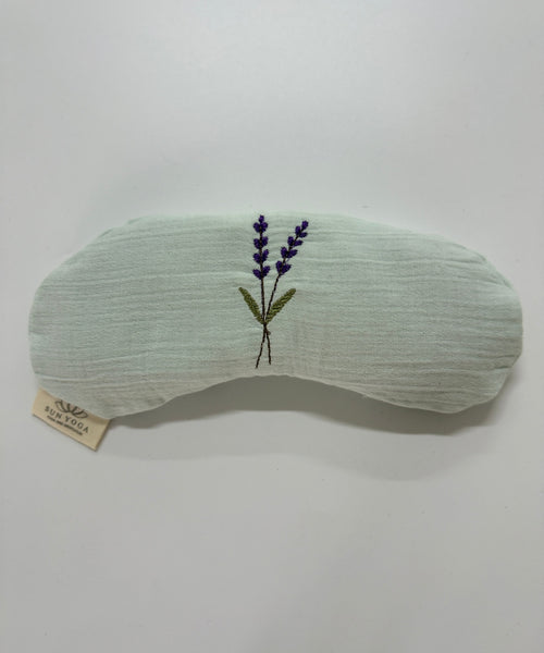 Lavantalı Meditasyon Göz Yastığı – Büyük Boy (Savasana & Uyku İçin) Mint Yeşili