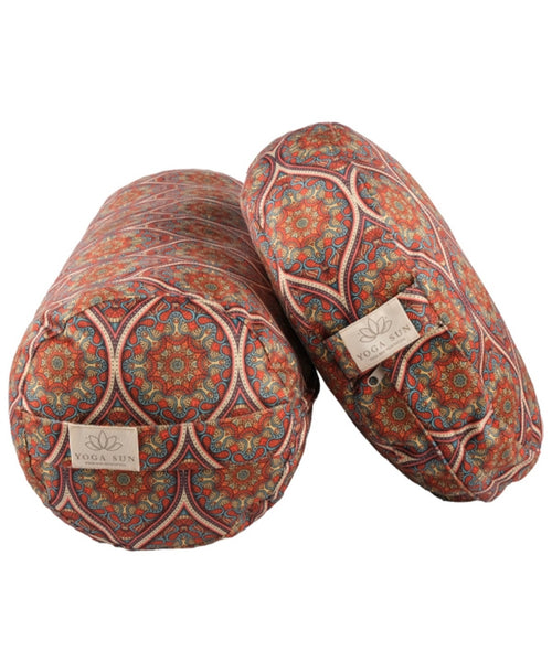 Mandala Desen Bolster & Yoga Meditasyon Minderi Karabuğday dolgulu