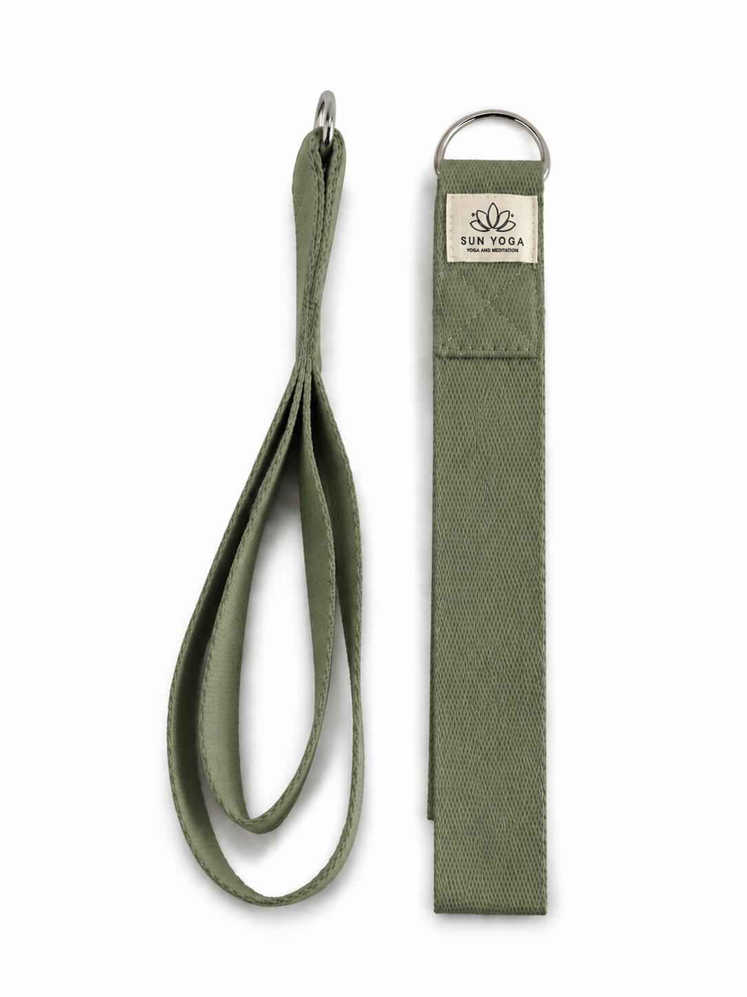 Yoga Kemeri Pilates Stretching Strap Metal Tokalı Esneme ve Duruş Destekleyici Elcek