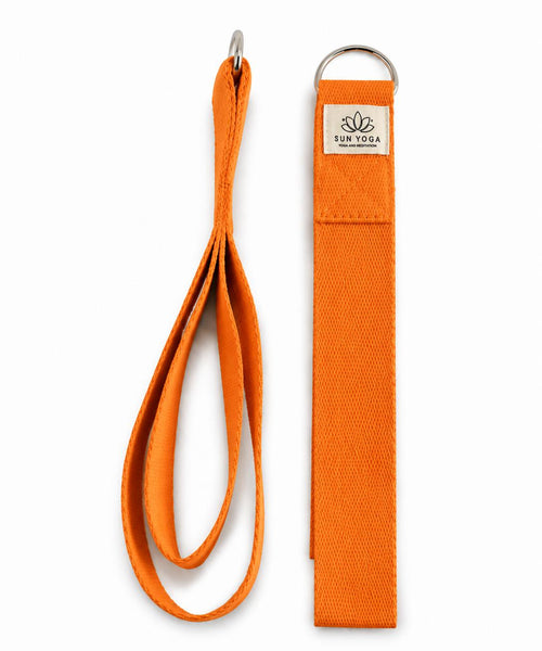 Yoga Kemeri Pilates Stretching Strap Metal Tokalı Esneme ve Duruş Destekleyici Elcek