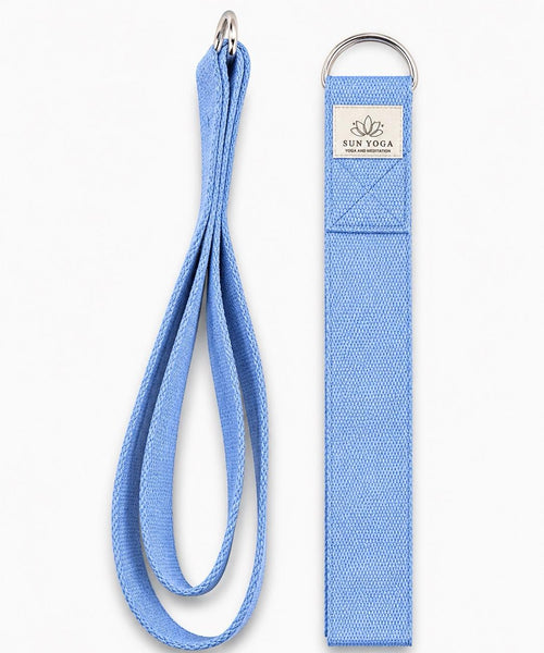 Yoga Kemeri Pilates Stretching Strap Metal Tokalı Esneme ve Duruş Destekleyici Elcek