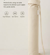 Yoga Matı Çantası %100 Pamuk Gabardin TPE Pilates Minderi Taşıma Çantası Ayarlanabilir Askılı