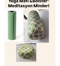 Yoga & Meditasyon Seti – Mat, Bolster ve Meditasyon Minderi (Yeşil)