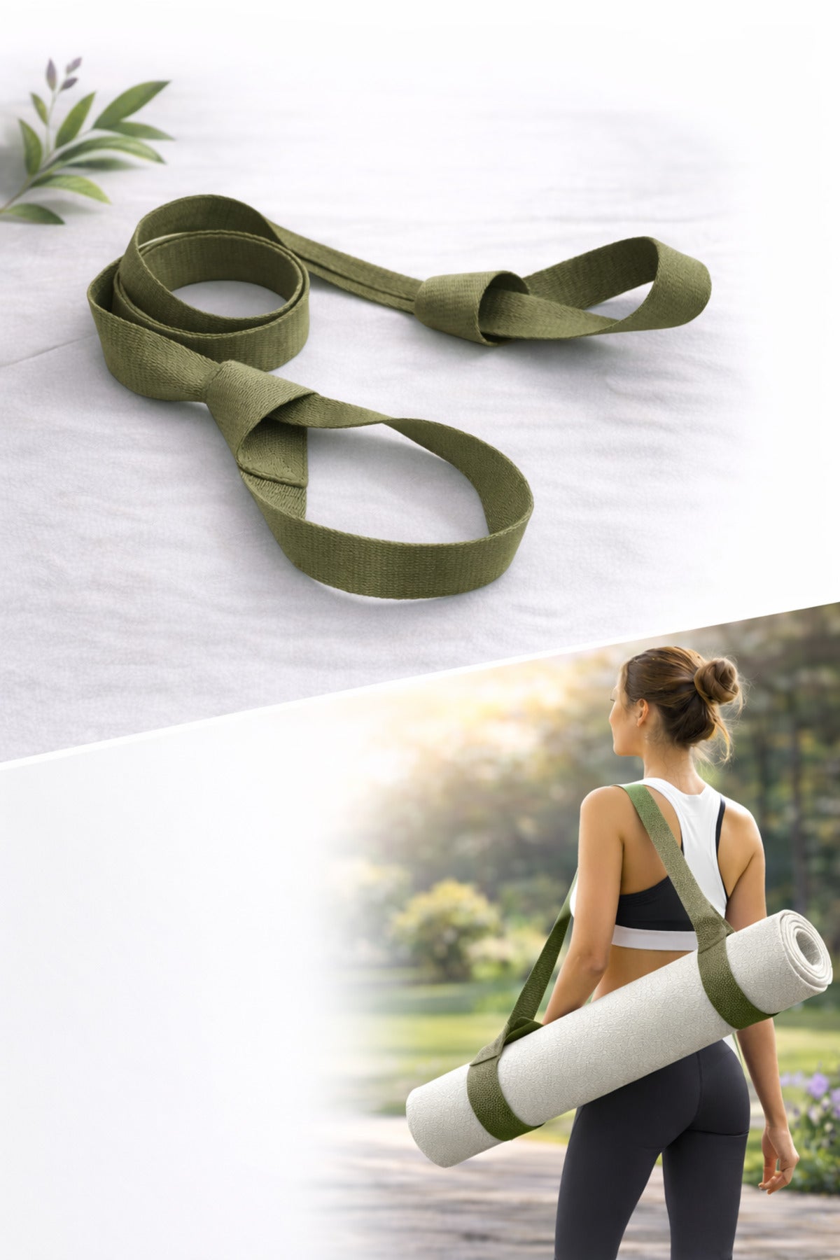 Yoga pilates Fıtness Matı Taşıma İpi – Ayarlanabilir Omuz Askılı Mat Taşıyıcı