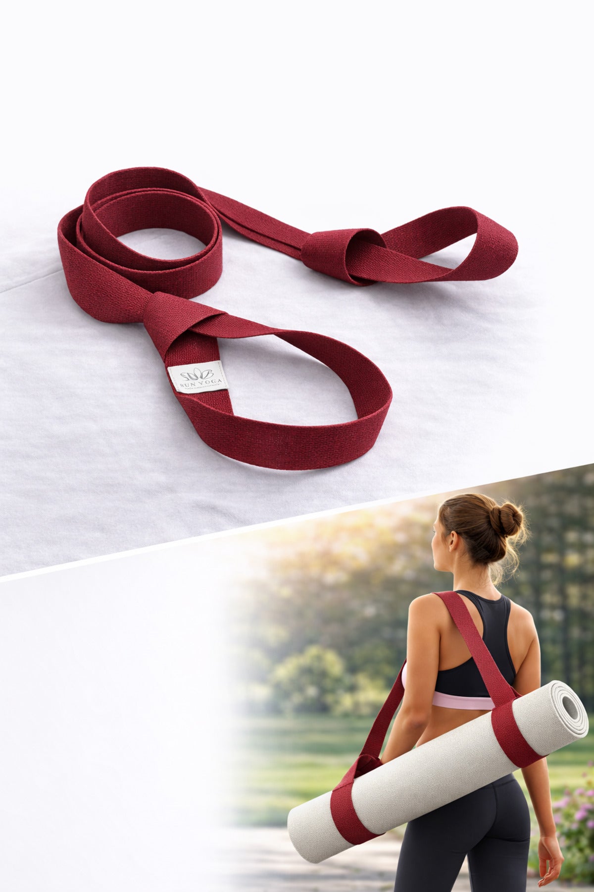 Yoga pilates Fıtness Matı Taşıma İpi – Ayarlanabilir Omuz Askılı Mat Taşıyıcı