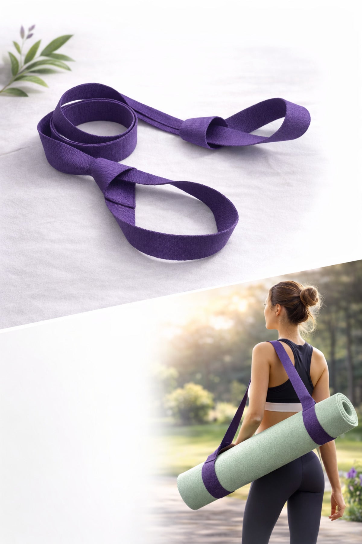 Yoga pilates Fıtness Matı Taşıma İpi – Ayarlanabilir Omuz Askılı Mat Taşıyıcı