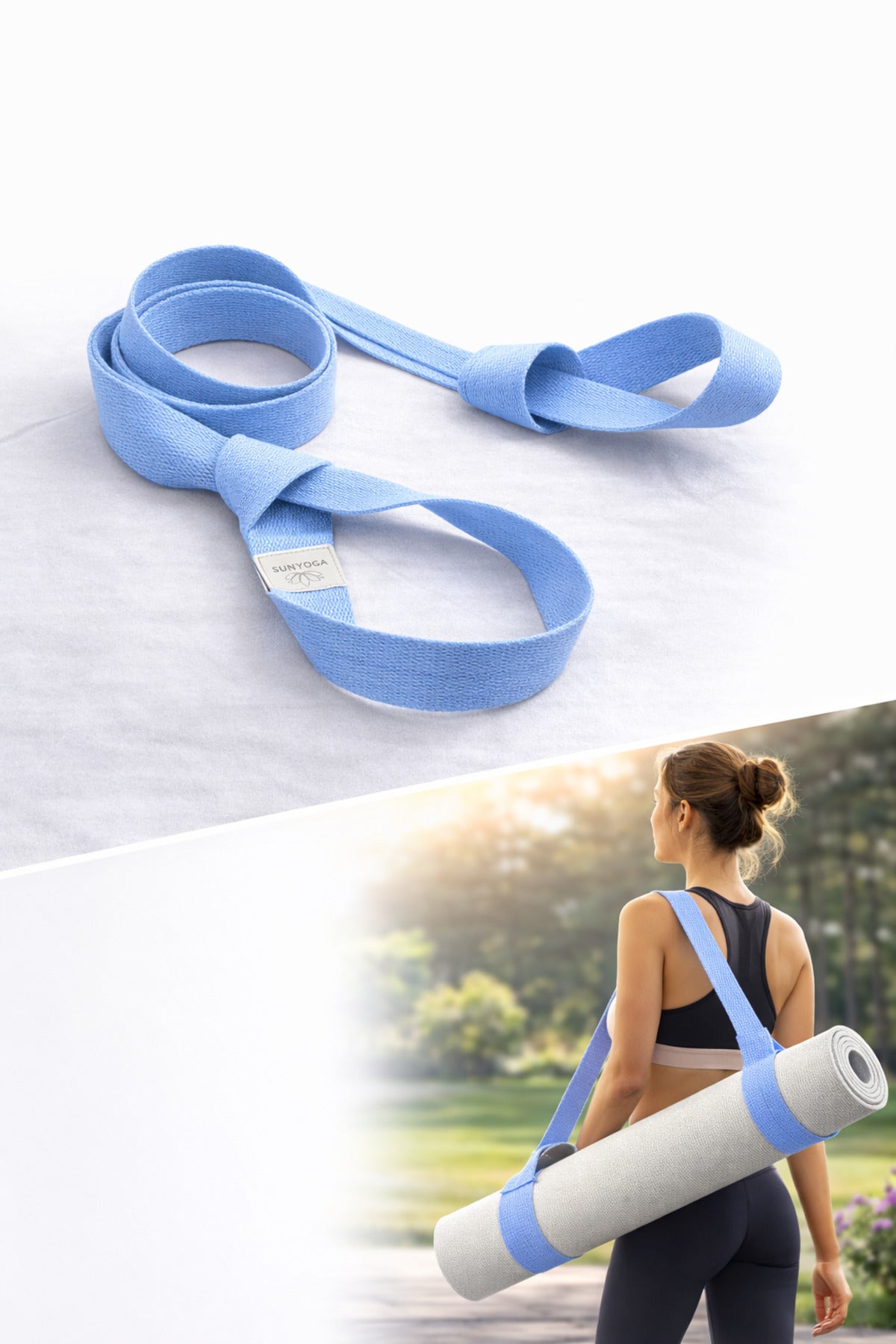 Yoga pilates Fıtness Matı Taşıma İpi – Ayarlanabilir Omuz Askılı Mat Taşıyıcı