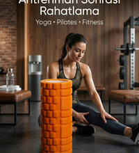 Yüksek Yoğunlukta Orta Sert Deluxe Foam Roller Fitness Pilates Yoga Masaj Köpüğü Masaj Rulosu