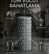 Yüksek Yoğunlukta Orta sert Foam Roller Fıtness Pilates Yoga Masaj Köpüğü Masaj Rulosu