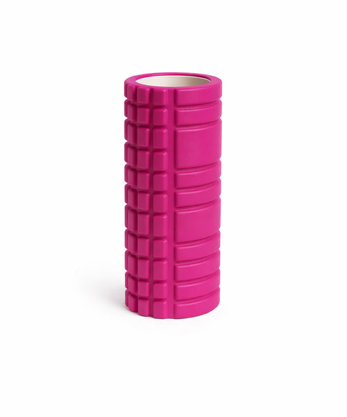 Yüksek Yoğunlukta Orta Sert Foam Roller Fıtness Pilates Yoga Masaj Rulosu Masaj Köpüğü FUŞYA RENK