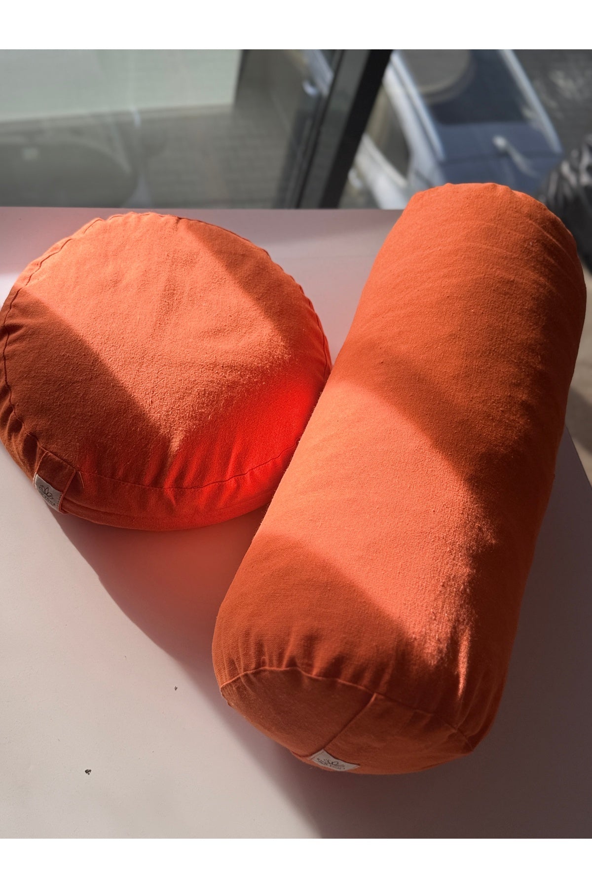 Zafu meditasyon Bolster & Yoga Meditasyon Minderi Karabuğday dolgulu