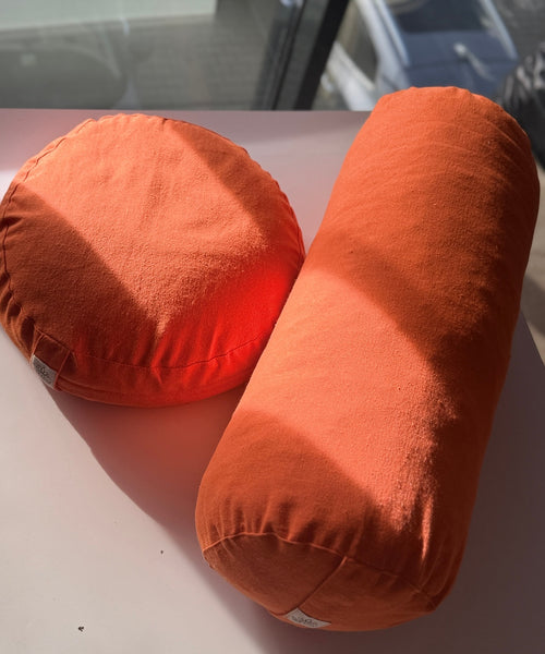 Zafu meditasyon Bolster & Yoga Meditasyon Minderi Karabuğday dolgulu