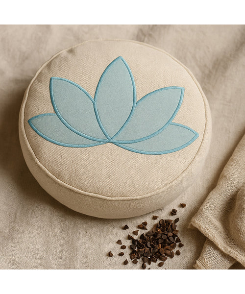 Zafu Yoga Meditasyon Minderi Karabuğday Kabuğu Dolgulu